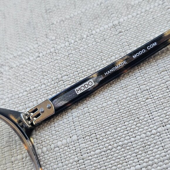 MODO Ladies Eyeglasses Frame Brown Handmade Glasses Eye Wear Made in Japan - Picture 10 of 12